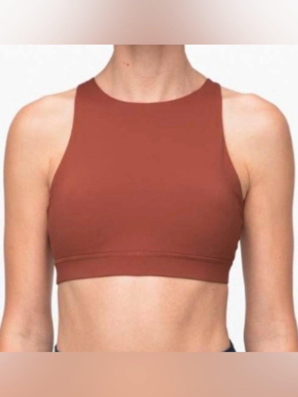 Lululemon Women’s Energy Bra High Neck Rustic Clay Size 4